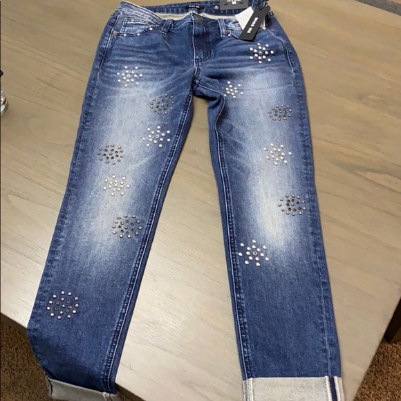 🎉HP🎉NWT! Miss Me “Ankle Skinny” w decorative - Picture 6 of 16